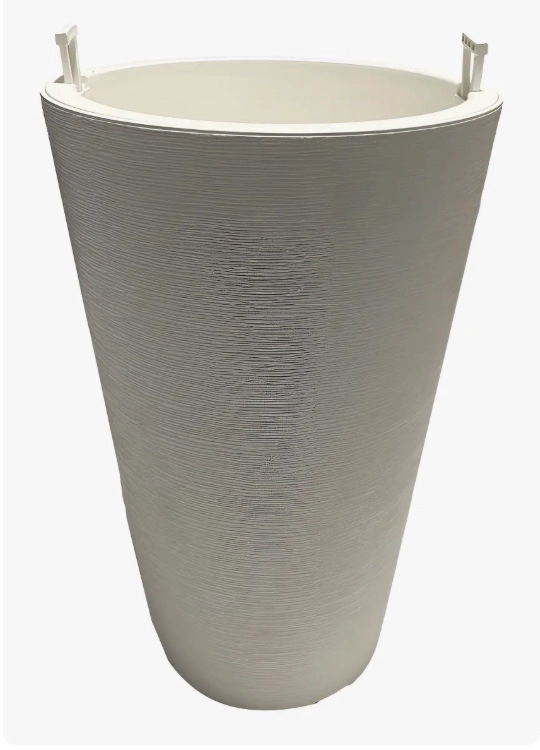 MACETERO 46CM. BLANCO - 2