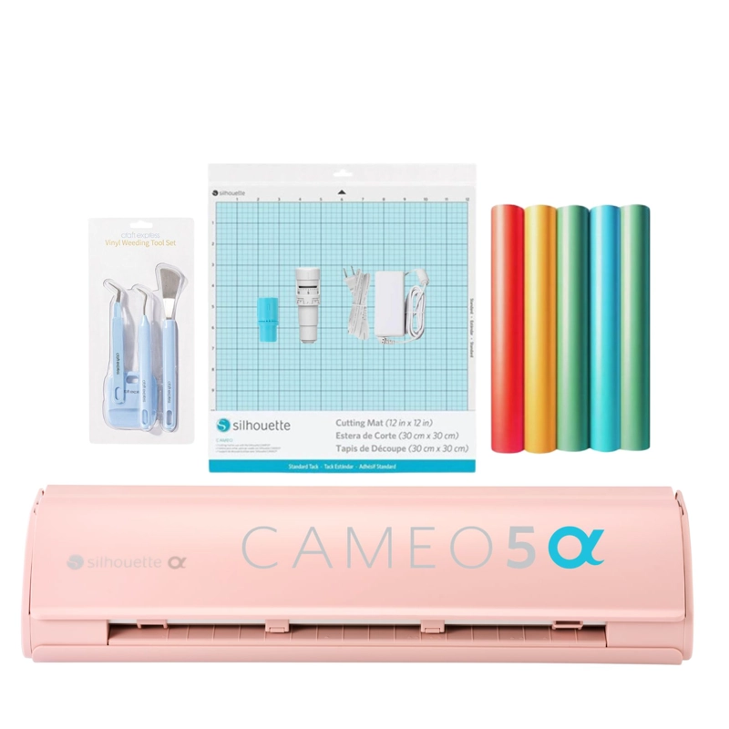 NUEVO KIT INICIO SILHOUETTE CAMEO 5Α ALPHA PINK - 1