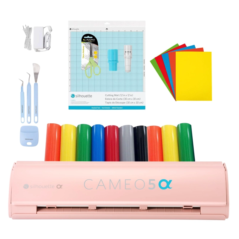 KIT EMPRENDEDOR SILHOUETTE CAMEO 5 ALPHA PINK - 1