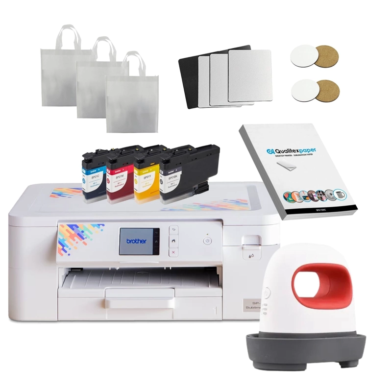 IMPRESORA SUBLIMACION BROTHER SP1 + KIT INICIO PLANCHA MINI - 1