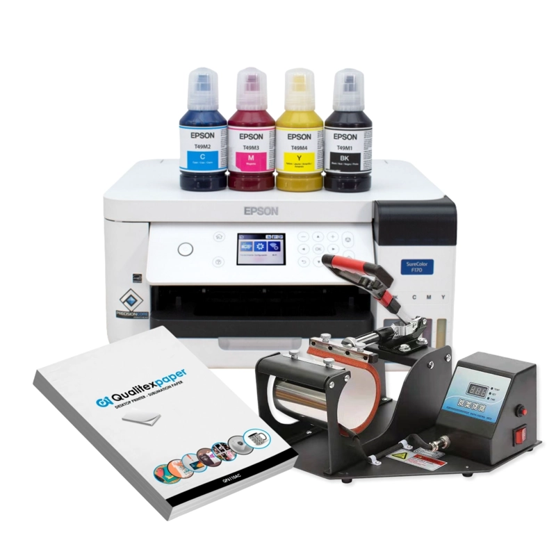 IMPRESORA EPSON F170 + MAQUINA DE TAZONES - 1