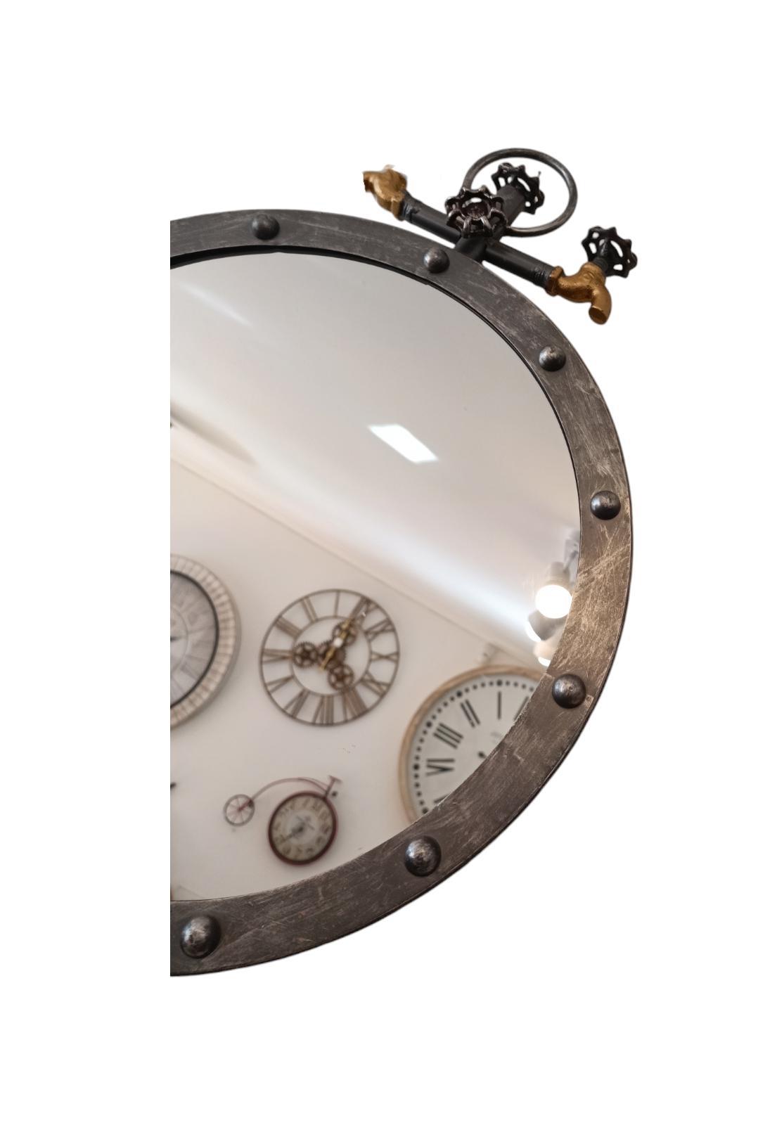 ESPEJO  DISEÑO INDUSTRIAL METALICO - 2