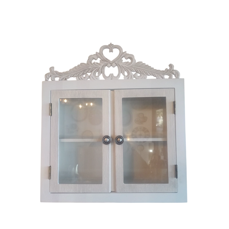 REPISA ESTANTE MADERA BLANCO SHABBY CHIC - 1