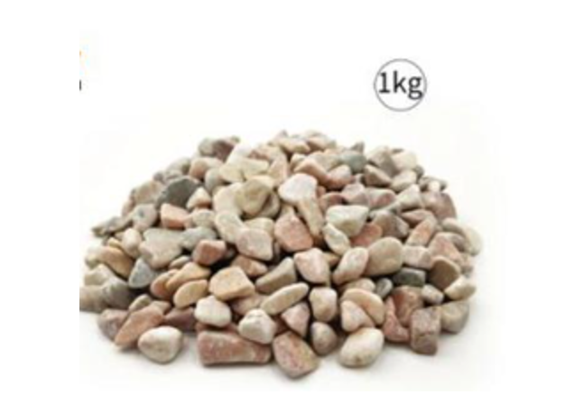 PIEDRAS DECORATIVAS COLOR CAFE 1KG - 1