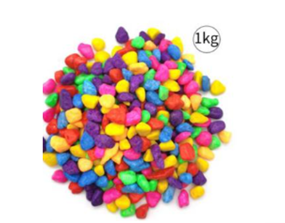 PIEDRAS DECORATIVAS COLORES 1KG - 1