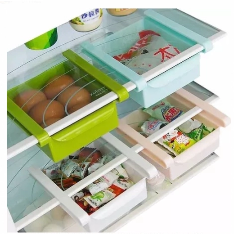 CAJAS ALMACENAMIENTO PARA REFRIGERADOR COLORES SURTIDOS - 1