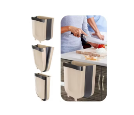 BASURERO PLEGABLE PLASTICOS COCINA PAPELERO - 1