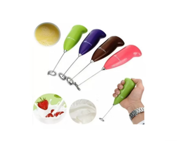 MINI BATIDOR REVOLVEDOR CAFE Y ESPUMA LECHE COLORES SURTIDOS - 1