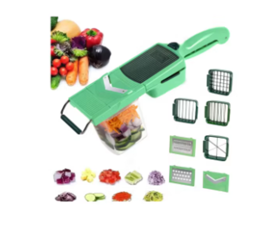 CORTADOR PICADOR DE VERDURAS 8 EN 1 - 1