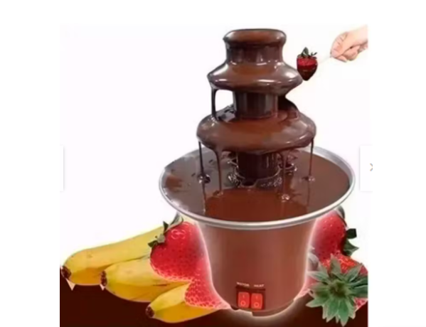 CASCADA FUENTE DE CHOCOLATE FONDUE TRES NIVELES - 1
