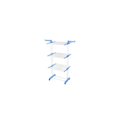 TENDEDERO ORGANIZADOR COLGADOR ROPA PLEGABLE 3 BLANCO - 1