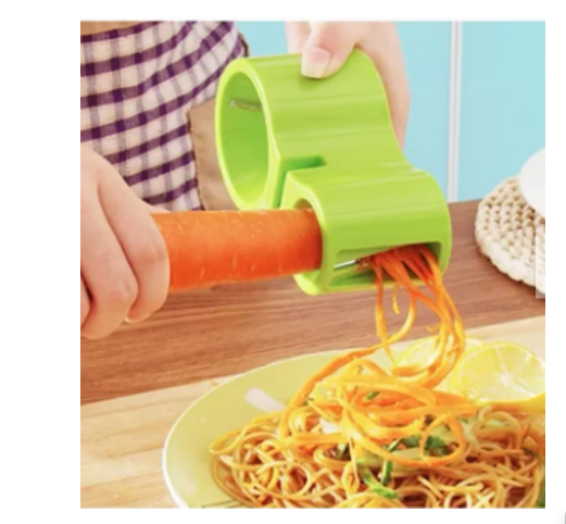 CORTADOR VERDURAS ESPIRAL COCINA MULTIFUNCIÓN RALLADOR AFILADOR - 1