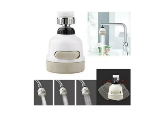 DIFUSOR AIREADOR GIRATORIO AHORRO DE AGUA FILTRO DE LLAVE - 1