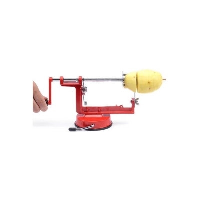 MAQUINA PAPAS ESPIRAL FRITAS ACERO INOXIDABLE ESPIROPAPAS - 1