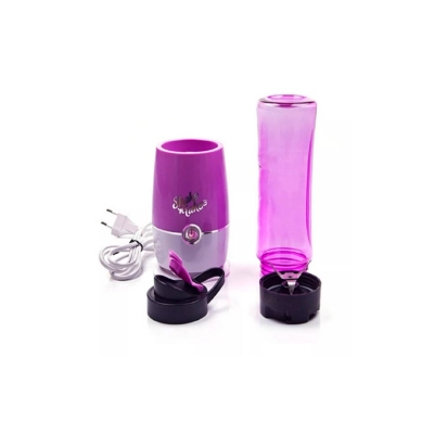 GENÉRICO JUGUERA PORTÁTIL LICUADORA 2 VASOS BATIDORA VIOLETA