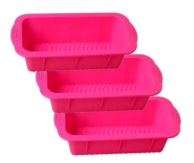 MOLDES DE SILICONA PARA HORNEAR PAN RECTANGULAR - 1