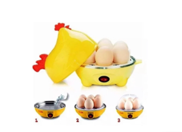 MAQUINA HERVIDOR DE HUEVOS ELÉCTRICA DISEÑO DE GALLINA - 1