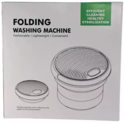 MINI LAVADORA PLEGABLE BALDE 7 ELÉCTRICA PORTÁTIL RETRÁCTIL - 1