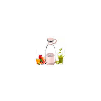 JUGUERA BATIDORA LICUADORA VASO PERSONAL PORTATIL ROSA - 1