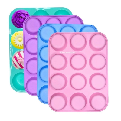 Molde De Silicona Para Cupcakes Encaje - Original & Profesional