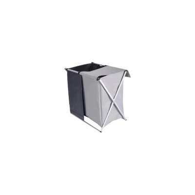 CESTA CANASTO ROPA SUCIA DOBLE PLEGABLE ALMACENAMIENTO XL - 1