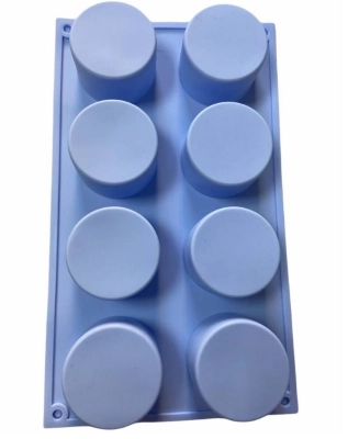 MOLDE DE SILICONA MOUSE JABON MOLDES HIELO MOLDE 8 CAVID REDONDO - 1