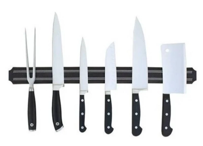 BARRA IMÁN MAGNÉTICA 33CM IMANTADA PARA CUCHILLOS METALES - 1