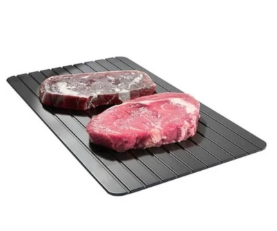 BANDEJA TABLA DE ALUMINIO DESCONGELADORA RÁPIDA CARNE - 1