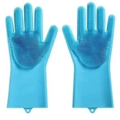GUANTES LAVA LOZA DE SILICONA COLOR SURTIDO - 1