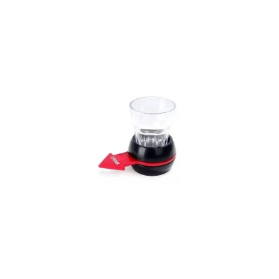 JUEGO DE RULETA CASINO SPIN SHOT VASO 180CC LICOR FIESTA BAR - 1