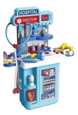 MALETA DE JUEGO DOCTOR MÓVIL HOSPITAL MEDICO 4 EN 1 - 1