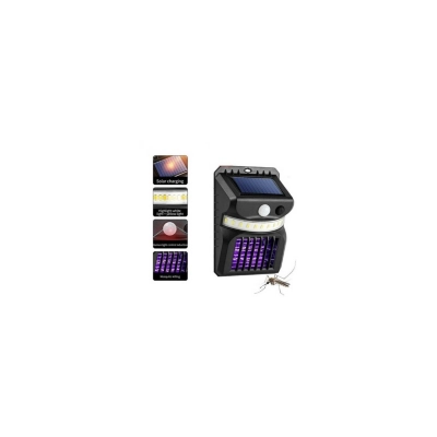LAMPARA SOLAR MATA MOSQUITOS ZANCUDO REPELENTE MOSCA INSECTO - 1