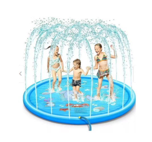 ALFOMBRA DE AGUA NIÑOS JUEGOS DE AGUA PISCINA LANZA AGUA - 1