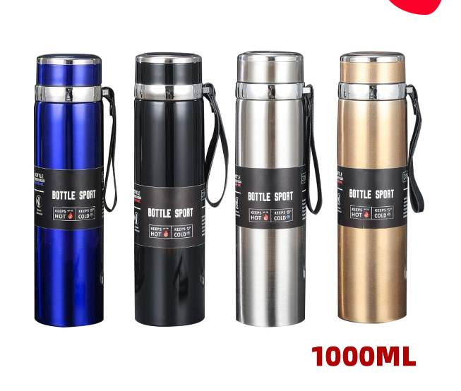 TERMO PARA AGUA CALIENTE INOXIDABLE 1000ML - 1