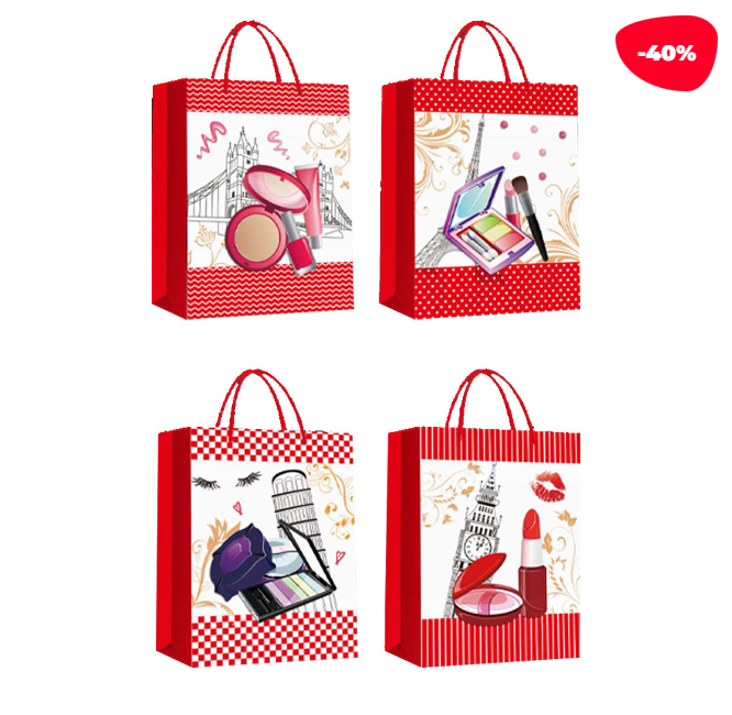 BOLSA REGALO MAQUILLAJE 26X10X32CM - 1