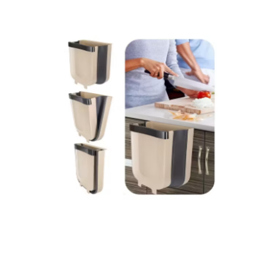 BASURERO PLEGABLE BASUREROS PLÁSTICOS DE COCINA PAPELERO - 1