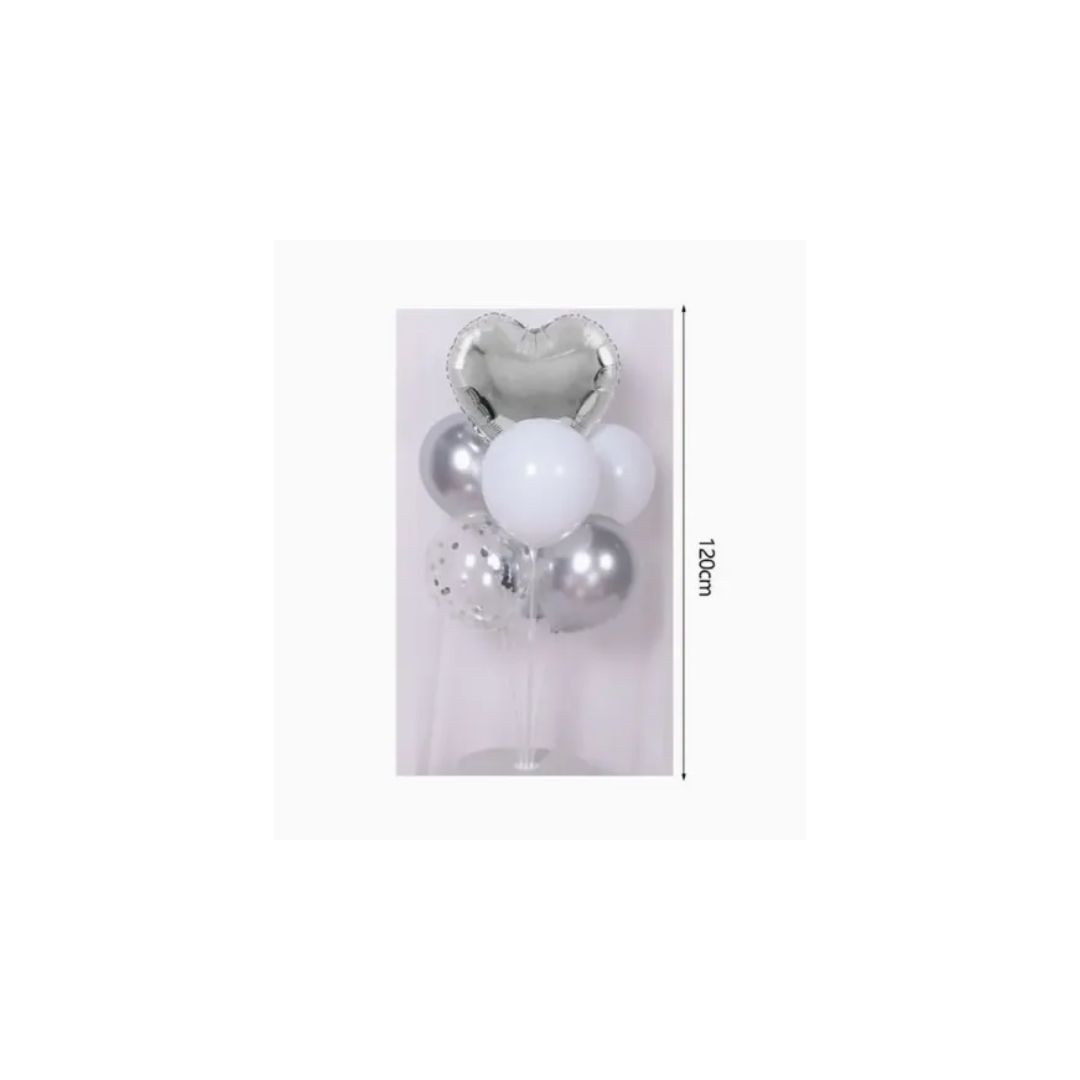 BASE DE GLOBO DECORATIVA 7 PCS - 1