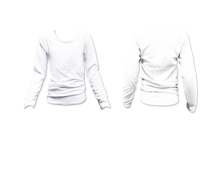 CAMISETA JUVENIL NIÑO CON POLAR COLOR BLANCO | 12 UNID TALLA: 13-14 15-16 S-M - 1