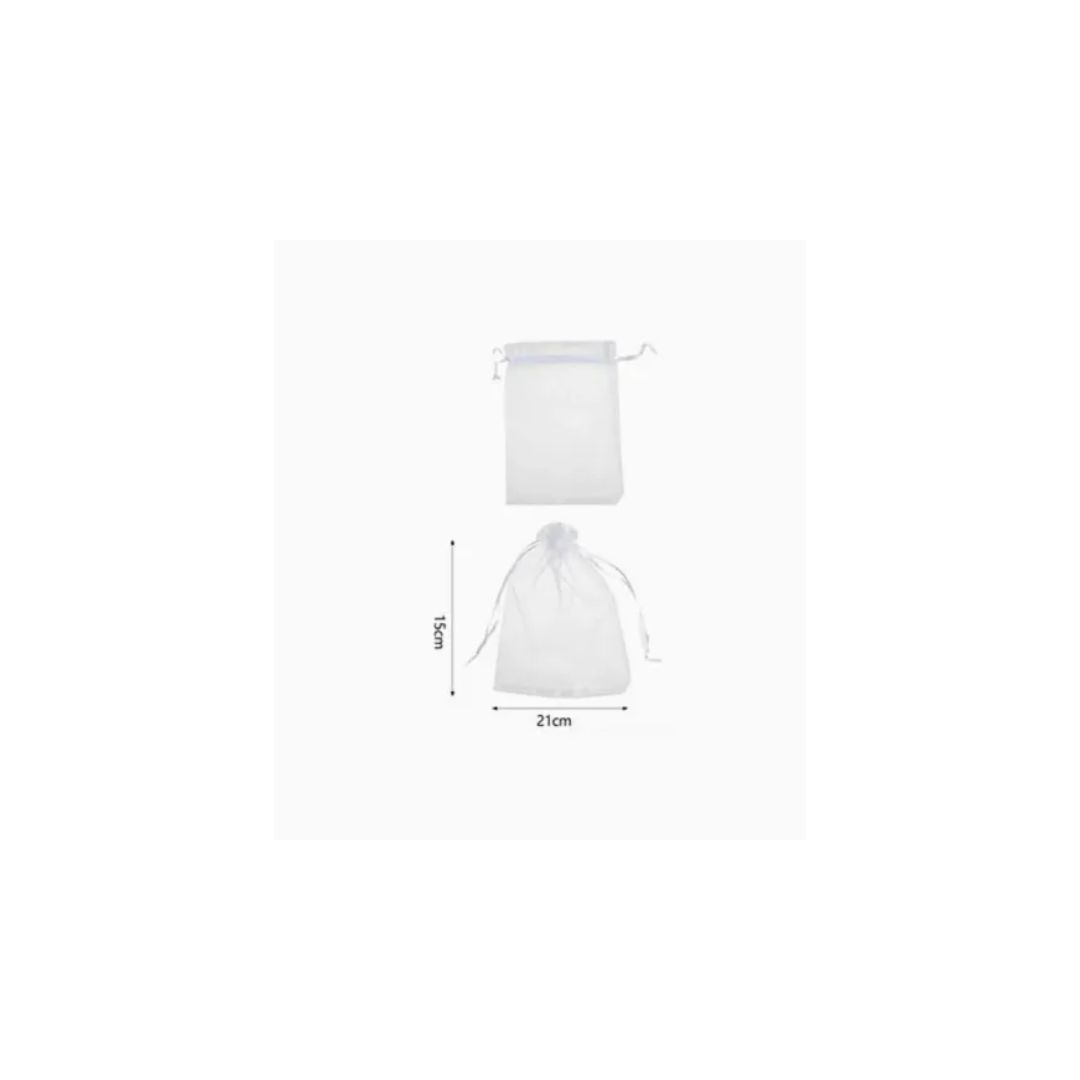 BOLSA DE ORGANZA BLANCO - 1