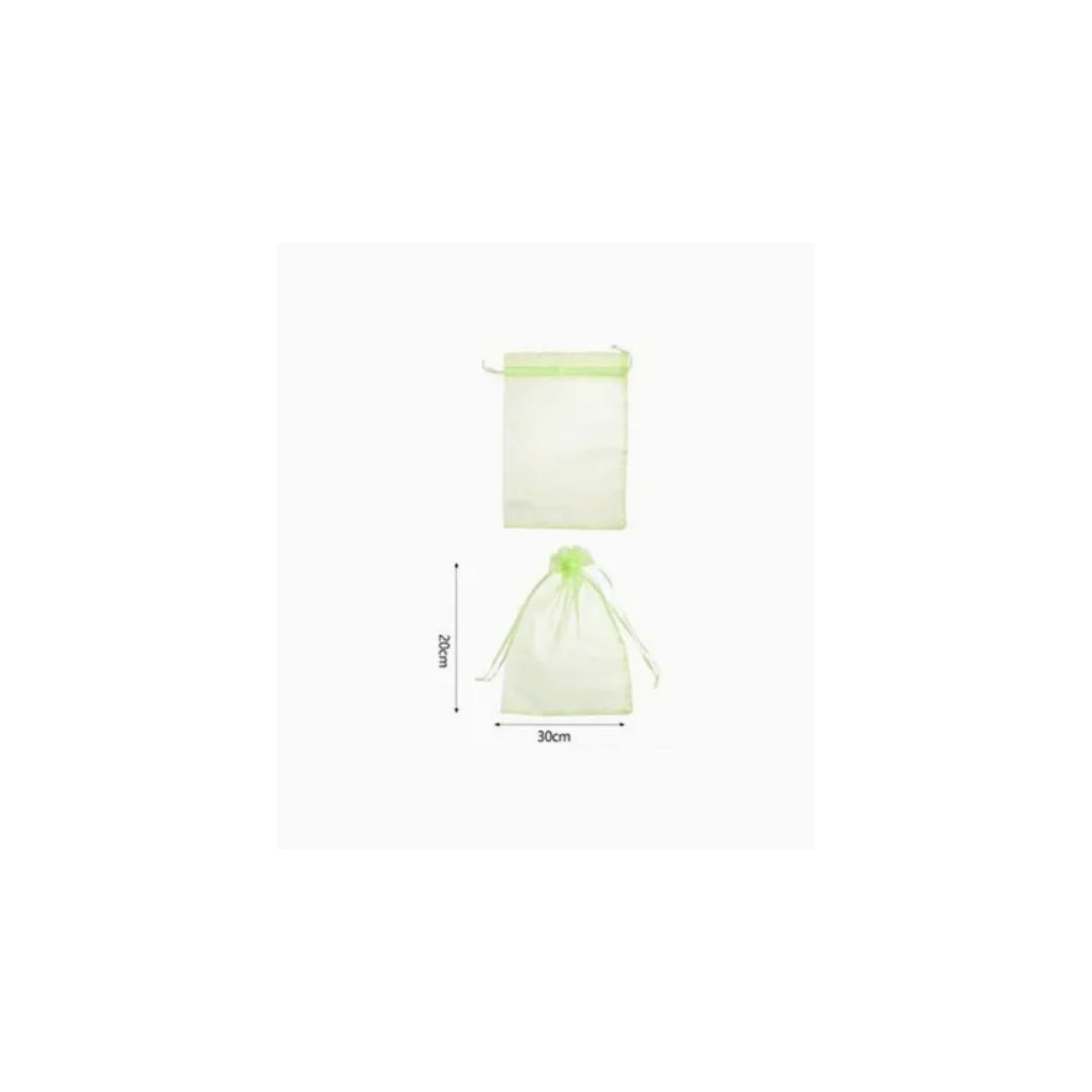 BOLSA DE ORGANZA VERDE - 1