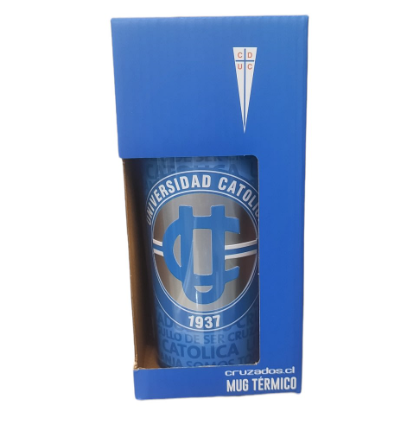 UNIVERSIDAD CATOLICA - MUG TÉRMICO - TITANIO - FRÍO - CALIEN - 1