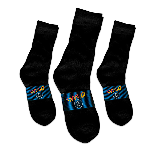 CALCETIENES DE HOMBRE CORTE MEDIO LISO NEGRO TOALLA | 12 UNID - 1
