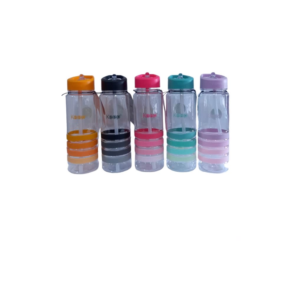 BOTELLA KEEP BANDAS COLORES 750ML AGUA BEBIDAS - 1