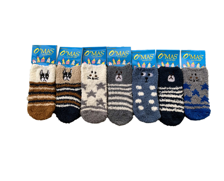 CALCETINES DE BEBE DISEÑO ANIMALES SURTIDOS 18-24 MESES | 12 UNID - 1