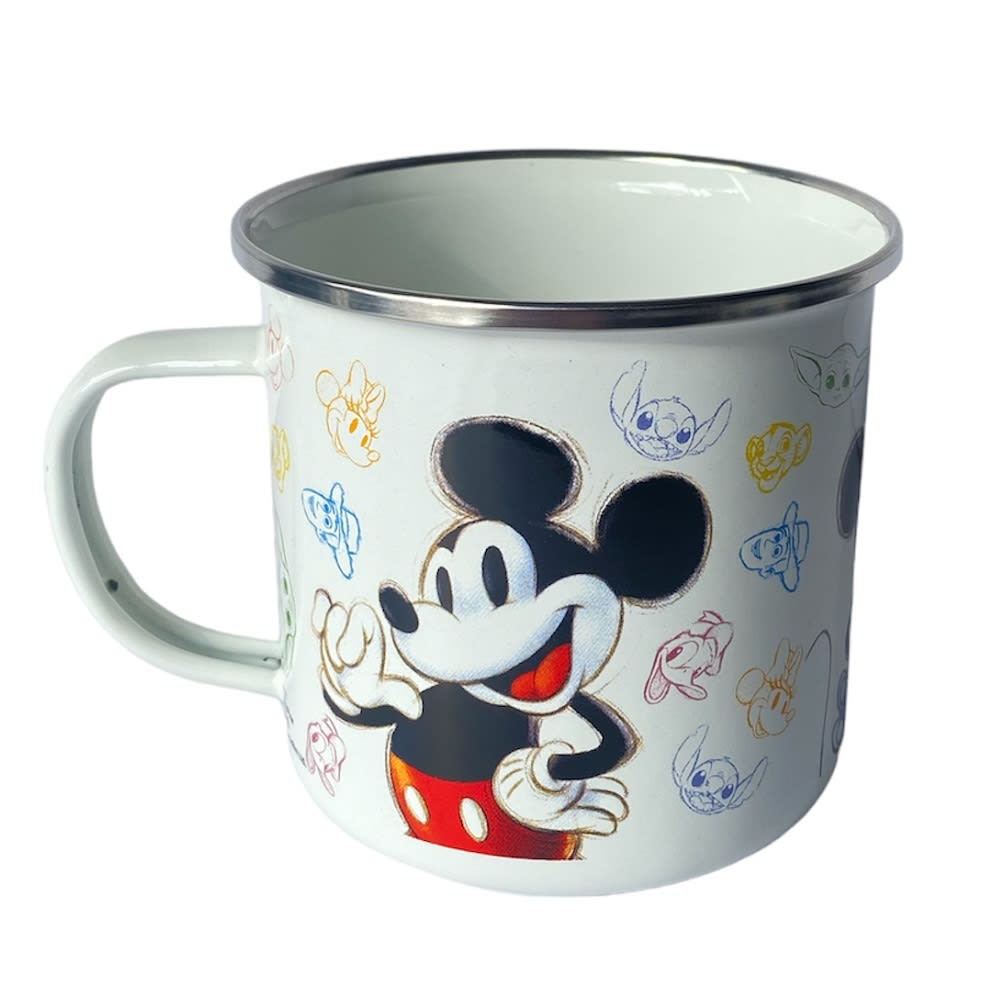 TAZÓN METÁLICO VINTAGE SKETCH DISNEY 100 AÑOS TAZA MICKEY - 1