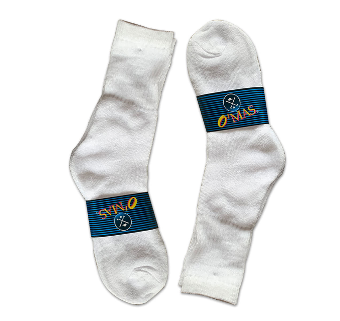 CALCETINES DE HOMBRE CORTE MEDIO LISO BLANCO TOALLA | 12 UNID TALLA UNICA - 1
