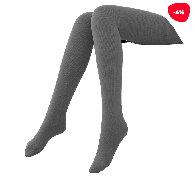 BALLERINA ESCOLAR GRIS LINEA ALGODON TALLAS 5-6/7-8/9-10/11-12 | 12 UNID - 1
