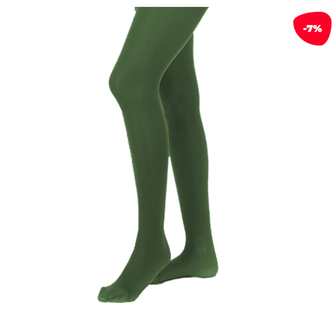 PANTYHOUSE ESCOLAR VERDE POLIAMIDA LINEA LYCRA TALLA 9-10 | 12 UNID - 1