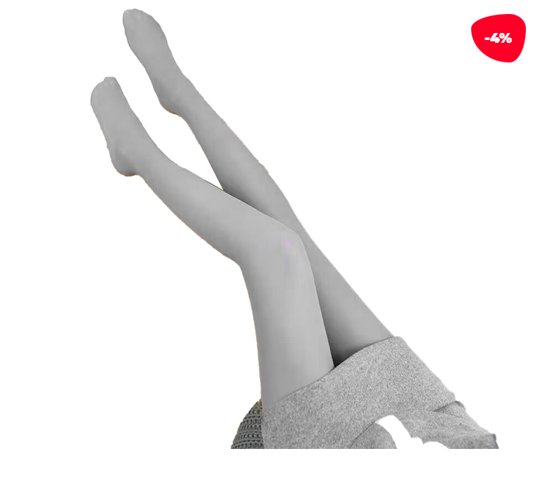 PANTYHOUSE ESCOLAR GRIS PLOMO TALLA 4 | 12 UNID - 1