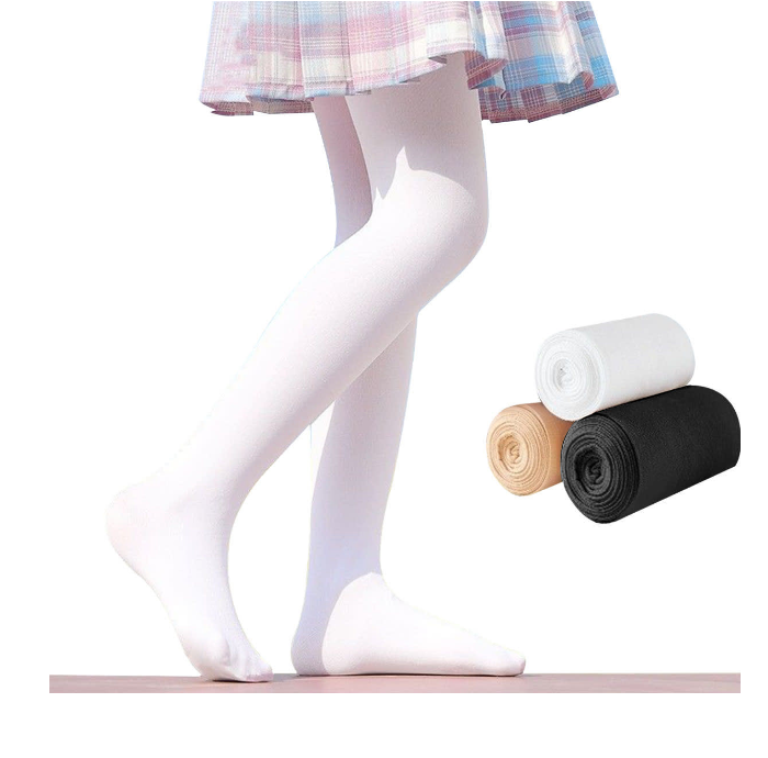 PANTYHOSE ESCOLAR COLORES SURTIDOS TALLA 11-12 | 12 UNID - 1